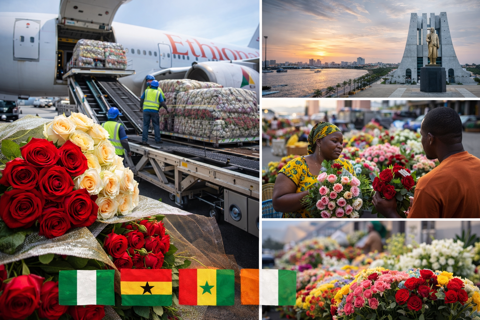 Key Flower Import Markets in West Africa