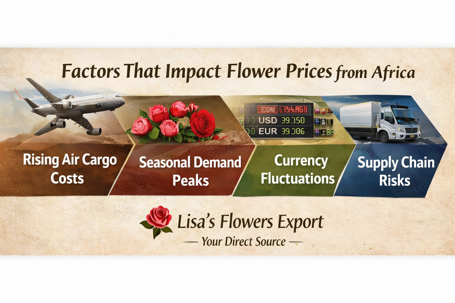 Why Flower Prices from Africa Change Weekly ?